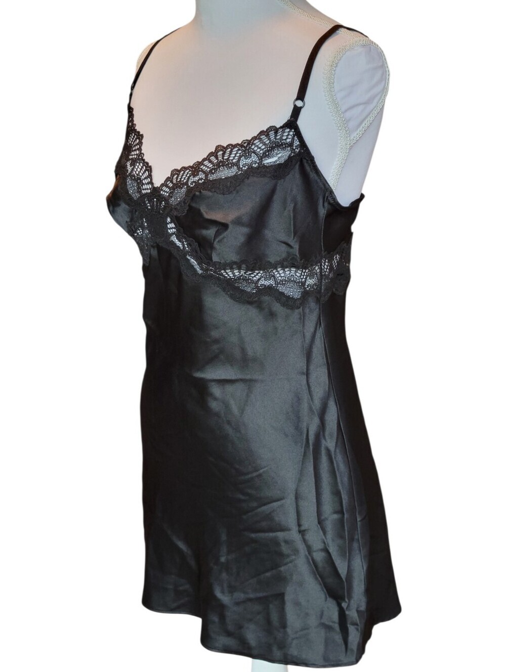 Victoria's Secret Black Lace Slip Dress - Picture 4 of 8